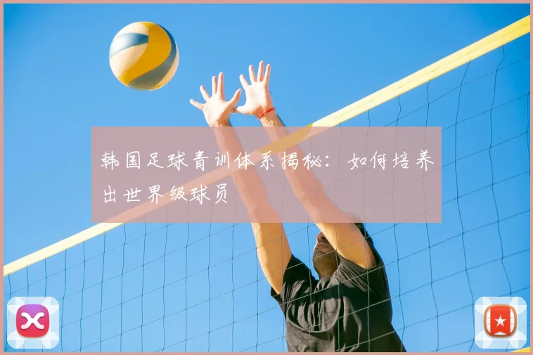 韩国足球青训体系揭秘:如何培养出世界级球员